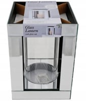 استند شموع زجاج مربع