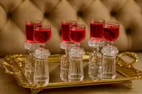 كاسات مشروب ترحيبي ٦ حبات