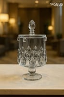 علبة كريستال فاخرة للتقديم