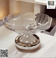 ستاند تقديم اكريليك بقاعدة ستانليس