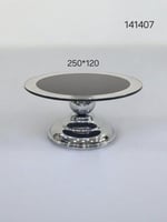 ستاند تقديم زجاج بقاعدة ستانليس ستيل