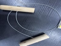 سلك قرون مسكة خشب