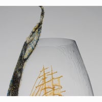 لوحة مودرن بإطارخشبي أسود