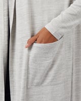 بلوفر طويل مريح وناعم