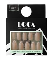 لوكا اظافر صناعية لصق ذاتي لون فرنسي شكل ستيلتو M1...