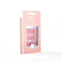 كاتيا اظافر بلصق كوفين زهري لحمي CK19