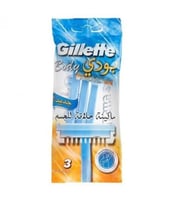 جيليت مكينة حلاقة بودي للرجال 3 حبه