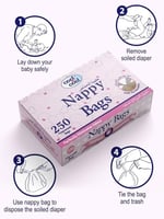 كول آند كول حقيبة الحفاضات 250 قطعة