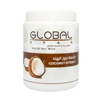 جلوبال ستار ماسك وحمام زيت الشعر بجوز الهند 1000مل