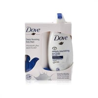 دوف سائل استحمام مع ليفة يغذي البشرة 250مل