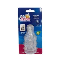 حلمات سليكونية 3 XL بكرت Baby zone