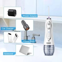 هايسميل جهاز تنظيف الأسنان واللسان بالماء أبيض 300...