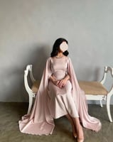 فستان نسائي تفته ناعم لمعه - درة مسك