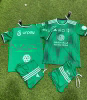 طقم الاهلي السعودي لون أخضر مقاس ولادي شبابي رجالي...