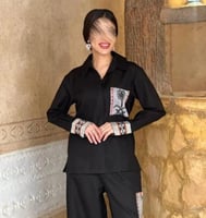 قميص أسود يوم التأسيس