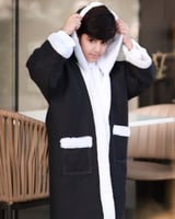 فروة شتويه لون أسود لجميع الأعمار متجر درة مسك