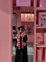 عبايات تخرج 2026 لون أسود مع وشاح تخرج بنك