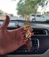 تعليقة سيارة حروف مع بخور مع دعاء استودعتك الله -...