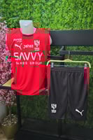 طقم تمارين الهلال الأحمر 25/26 تيشيرت مع الشورت