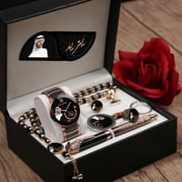 أطقم ساعات رجالية راقية بالإسم والصورة وكتابة عبار...