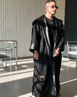 فروات رجالي شتويه بأطراف جلد متوفره بلونين لون اسو...