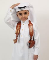 مجند اطفال لون بني - متجر درة مسك