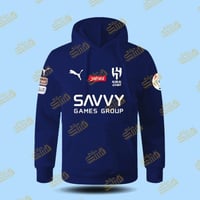 بلوفر بشعار الهلال لون كحلي بلوفر الهلال شتوي