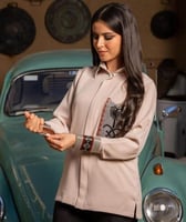 قميص أسود يوم التأسيس