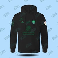 بلوفر الاهلي لون اسود بطباعة أخضر بلوفر الاهلي شتو...