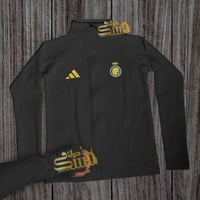 جاكيت النصر الأسود بجميع المقاسات