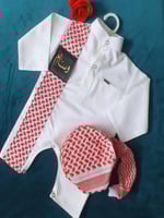 بربتوز العيد مع طاقية شماغ بربتوز أطفال بالاسم