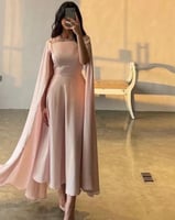 فستان نسائي تفته ناعم لمعه - درة مسك