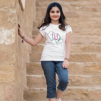 تيشرت اليوم الوطني بتصميم سيفين ونخلة متجر درة مسك