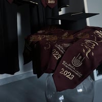 عباية تخرج لون اسود مع وشاح عودي - متجر درة مسك