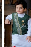 سديري يوم التأسيس السعودي لون أخضر - درة مسك