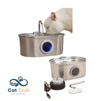 نافورة شرب ذكية للقطط – ستانلس ستيل مع فلتر