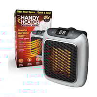 دفاية جدارية سيراميك صغيرة 800 واط (فيش مباشر مع ر...