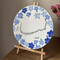 لوحة اسم دائرية