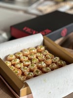 مينى كنافه بالقشطه 36 قطعه