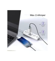 يسيدو كيبل شحن قماشي يو اس بي الى لايتنينغ 2 متر ا...