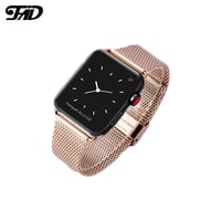 سوار ساعة ابل ستيل لون ذهبي مقاس 41مم من FAD