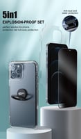 بكج 5في1 حماية للايفون اكس وايفون11 وايفون12 بانوا...
