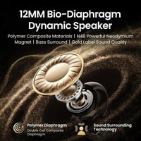 يوجرين HiTune S3 سماعة اذن لاسلكية ايربودز اسود- W...