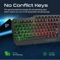 فيرتوكس مجموعة ألعاب 4 في 1 ، سماعة رأس LED مرنة م...