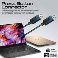 كيبل HDMI 2.0 بطول 3 متر مع شاشة عرض 4 كيه 60 هرتز...