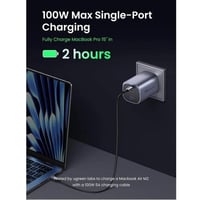 يوجرين شاحن جداري 100 واط 3 مخارج PD ومخرج يو اس ب...