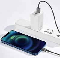 بيسوس سلك شحن يو اس بي الى لايتنينغ 2.4امبير 2 متر...