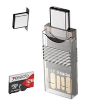 يسيدو قارئ بطاقات Tf يو اس بي وتايب سي - GS21