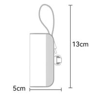 يسيدو شاحن متنقل صغير منفذ لايتنينج وكيبل تايب سي...