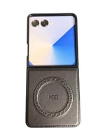 اتش دي دي كفر سامسونج فليب 7 جلد مع ماج سيف مخفي -...